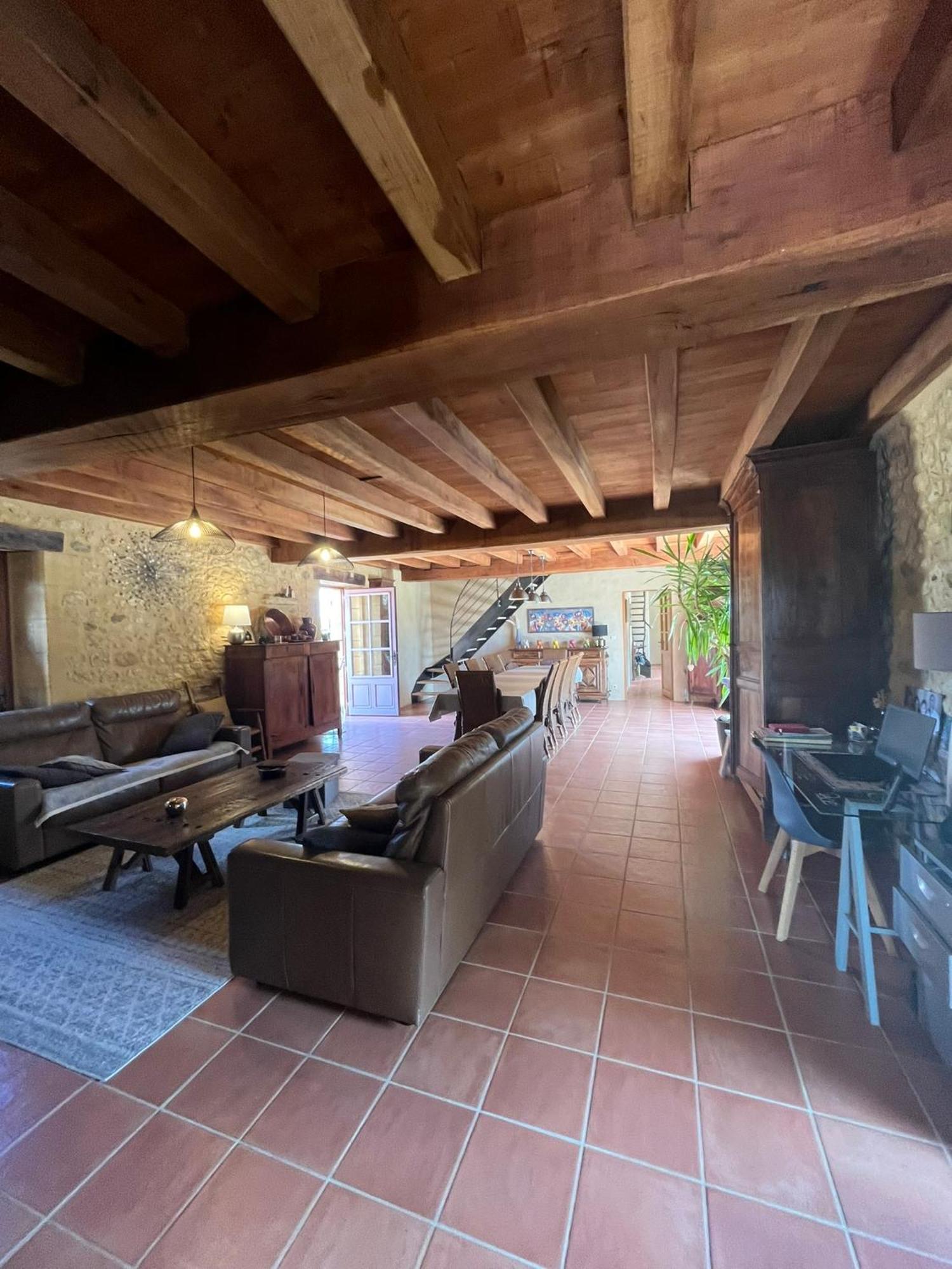 Chambre D'Hotes La Ferme De La Croix. Saint-Avit-Senieur Bagian luar foto