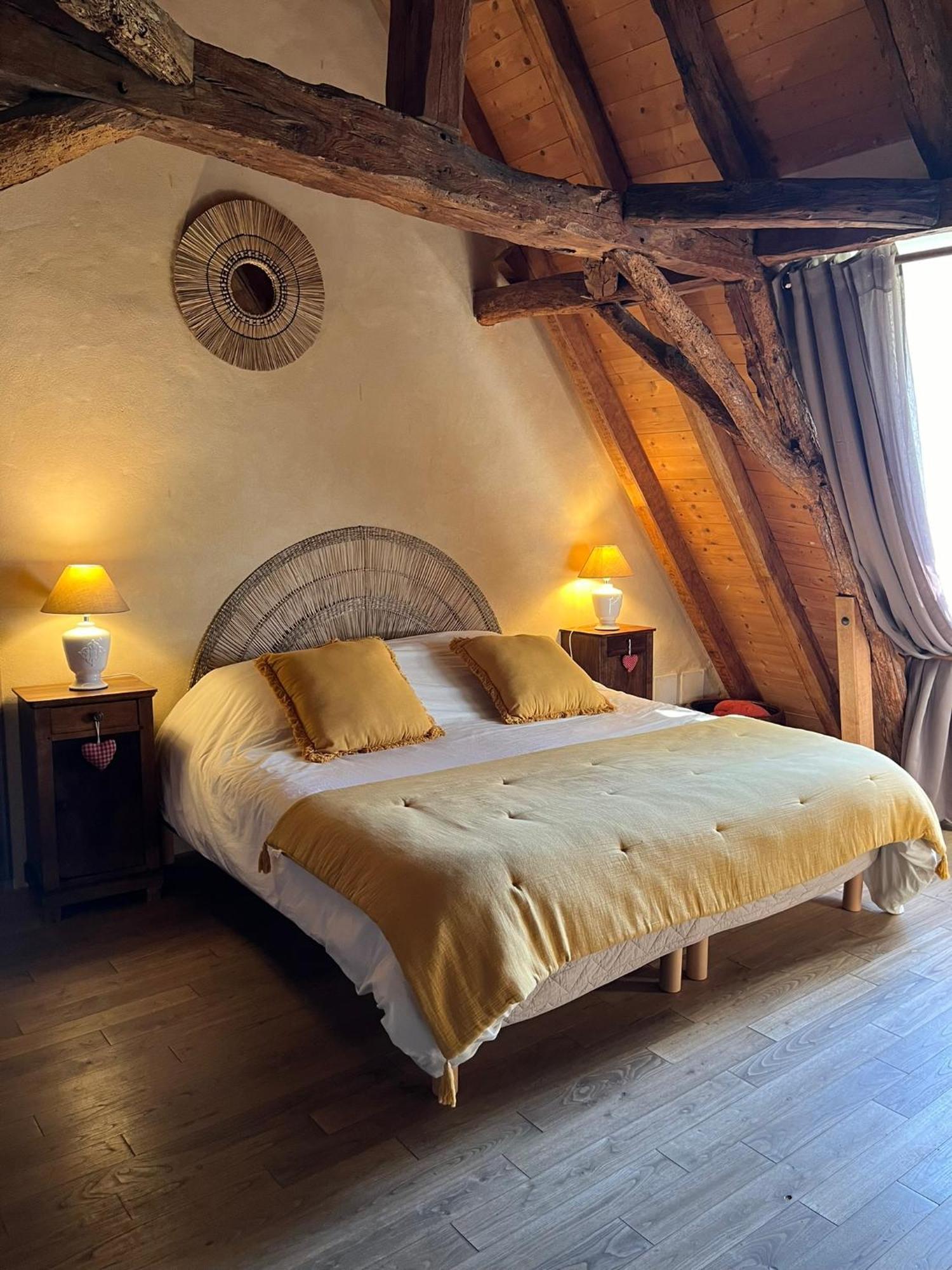 Chambre D'Hotes La Ferme De La Croix. Saint-Avit-Senieur Bagian luar foto