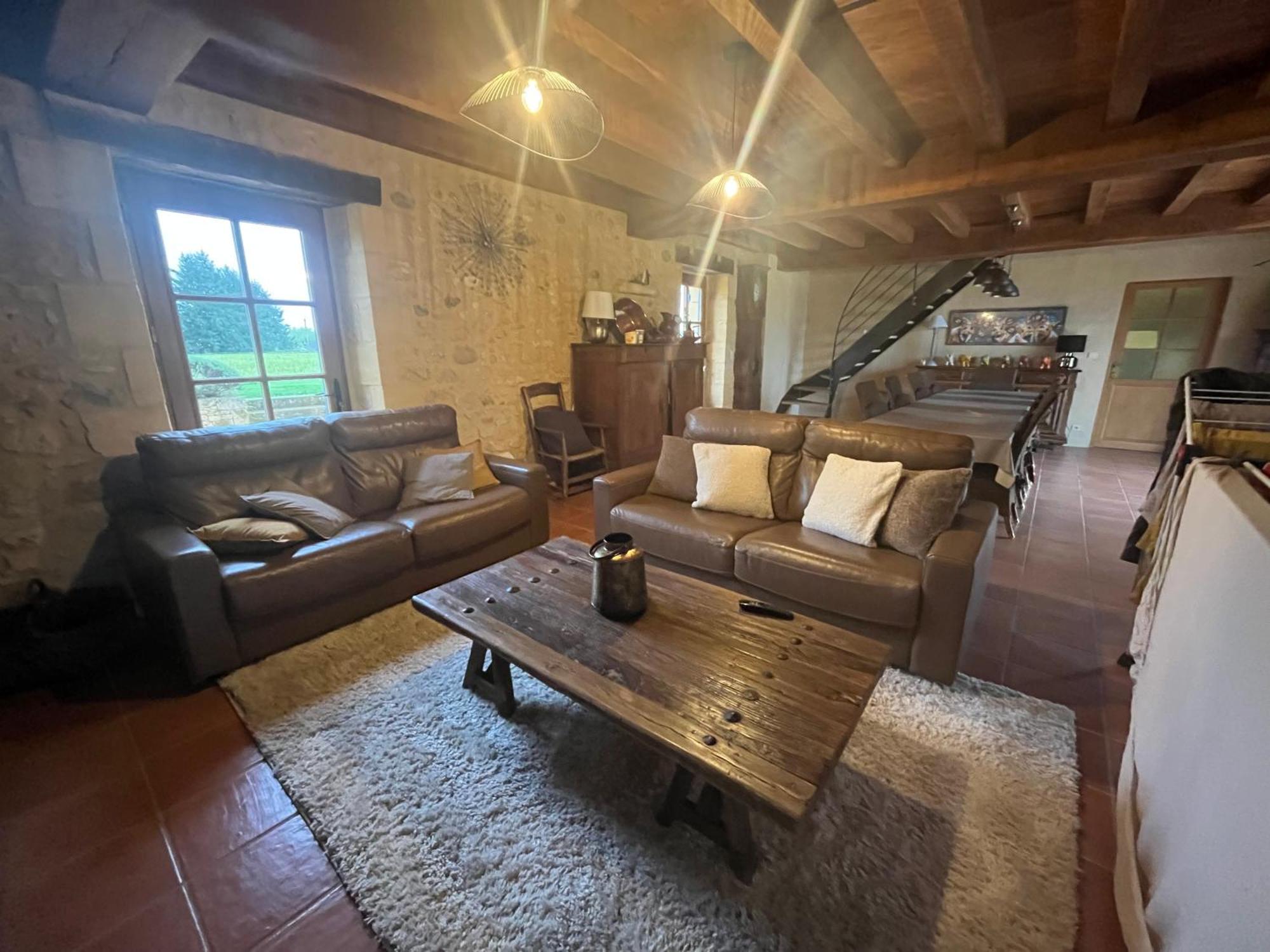 Chambre D'Hotes La Ferme De La Croix. Saint-Avit-Senieur Bagian luar foto